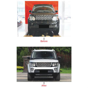 <span class=keywords><strong>Viejo</strong></span> a nuevo 2010 actualizaciones parachoques delantero faros 2014 Bodykit para <span class=keywords><strong>Land</strong></span> <span class=keywords><strong>Rover</strong></span> Discovery 3 actualizaciones Discovery 4 - Product Image 3