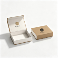 Boîte cadeau magnétique pliable en papier personnalisée de luxe, boîte d'expédition en carton ondulé pour vêtements et costumes
