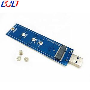 Hohe Qualität USB <span class=keywords><strong>3</strong></span>,0 zu NGFF B Schlüssel SATA SSD Adapter, USB <span class=keywords><strong>3</strong></span>,0 zu M.2 B + M schlüssel SSD Konverter Karte - Product Image 6