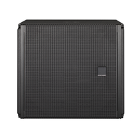 SRX818PD Système Audio Professionnel 3000W Subwoofer Actif 18 Pouces avec Amplificateur Numérique Double Canal, Conception en Bois, Idéal pour Utilisation en Extérieur sur Scène