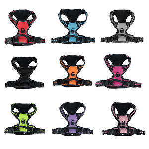 Verstellbares Hochwertiges Oxford Luxus-Designer Hundeleine und Hundegeschirr Set Ohne Ziehen Maßgefertigtes Hundegeschirr - Product Image 2