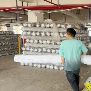 Stock Tela blanca por rollo Embalaje <span class=keywords><strong>100</strong></span> Tela de microfibra polivinílica Sábana de hotel - Product Image 1