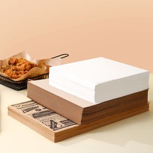 Papier d'emballage pour hamburger 30*30cm, résistant à la graisse, de qualité alimentaire, pour shawarma, sandwich, papier d'emballage pour charcuterie, impression de logo personnalisée - Product Image 2