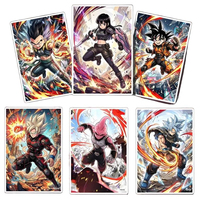 Cartes d'art Dragon Ball Z du Japon, cartes de jeu en papier coloré avec personnages DBZ, cadeaux pour les fans, jouets