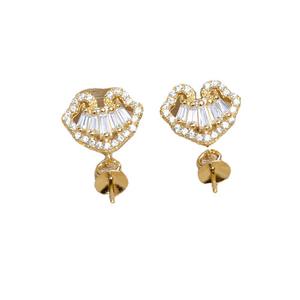 Kit de fabrication de bijoux pour femmes, argent S925, bague ouverte, boucles d'oreilles épaisses en perles, bague de vie, support vide, diamant taillé, tendance, incrustation 1307 - Product Image 5