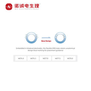 IONM 내장형 양측 전극용 NeuTrack WET EMG 기관 내 튜브 (환자용) 성대 접촉 방지 설계 크기 - Product Image 2