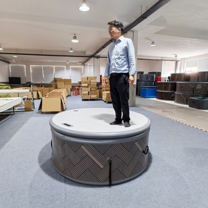 Bain à remous gonflable d'extérieur, spa, <span class=keywords><strong>jacuzzi</strong></span>, massage, portable, durable, piscine à bulles <span class=keywords><strong>pour</strong></span> la détente à domicile - Product Image 2