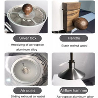 Torréfacteur à air chaud électrique pour café, machine à torréfier les grains de café, 300g, pour usage commercial
