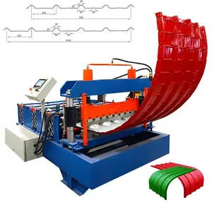 Automatic 3 In 1 Forming And Curving Punching Metal Grain Silo Sheet Roll Forming Machine