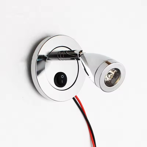 Lampe murale populaire 12V 24V basse tension pour camping-car, caravane, accessoires de camping-car, projecteur LED, lecture, éclairage intérieur de caravane - Product Image 1