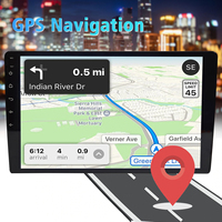 Autoradio Android GPS TS7 9/10 pouces 1DIN, écran tactile, lecteur MP3/MP5, CarPlay sans fil intégré, processeur quadricœur, tableau de bord