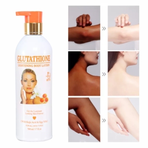 Loción Corporal Aclarante Personalizada OEM, Contiene Glutatión y Ácido Kójico, Crema Corporal Blanqueadora Fuerte con Yema de Huevo para Piel Africana - Product Image 2