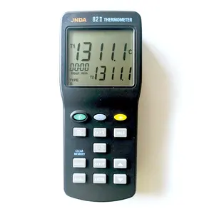 El termokupl veri kaydedici, iki kanallı elektronik dijital termometre sıcaklık kaydedici RS232/USB iletişim