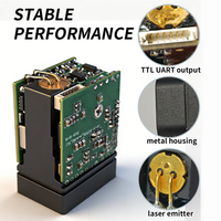 Capteur de télémètre laser UART-TTL de petite taille pour la vision nocturne, capteur de distance laser 1000m