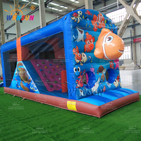 WINSUN - Sistema de Juego Interactivo Inflable de Buena Calidad y Económico, Obstáculo Inflable de Buscar a Nemo en Venta