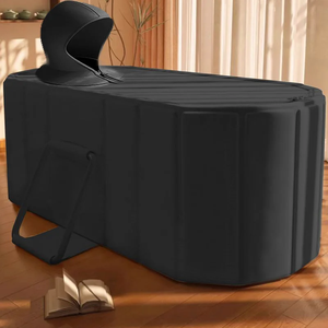 Popular portátil Pod Ice Bath Tubs Tube con recuperación Bañera plegable Barril Cold Plunge Pod Therapy Bath - Product Image 3