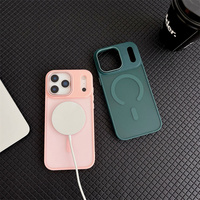 Coque de téléphone magnétique translucide mate pour iPhone 17 Pro Max 17 Air 16 15 14 13 12 11, antichoc, avec dos rigide givré