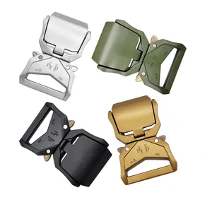 turun amazon hot sell Aluminium Alloy Metal Quick Release Buckle for belts tactical belt buckles for outdoor use