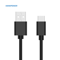 Câble de Charge USB C 30cm Type C câble de Charge 2 cœurs Mobile 1A câble d'alimentation court