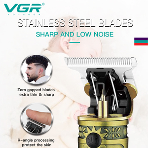 VGR V-228 Tagliacapelli <span class=keywords><strong>Professionale</strong></span> con Lama a T, Regolabarba Senza Fili, Clipper Elettrico per Uomo - Product Image 5
