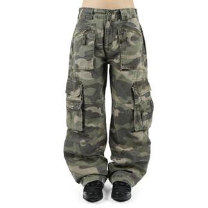 Pantalones Cargo para Hombre, Estilo Clásico, Sueltos, de Sarga 100% Algodón, Lavado a la Piedra, con Logotipo Personalizado al por Mayor - Product Image 5