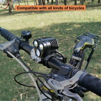 Lampe de vélo OEM 3600lm 20w à faisceau haut et bas, batterie externe, connexion par cordon d'alimentation, interrupteur externe, étanche IP66, en aluminium