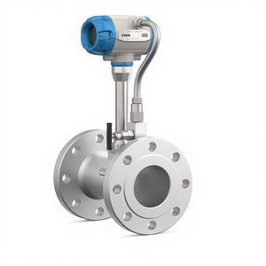 VNER MA80T フランジ接続 ステンレス鋼 304/316 デジタル渦流量計 +/-1.5% 精度 水/ガス/液体/空気/油用 - Product Image 1