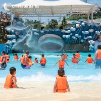 Vague de surf d'équipement de piscine de vague de tsunami de vide de parc aquatique extérieur à vendre