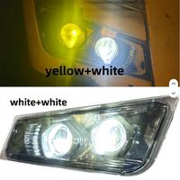 Ensemble de feux antibrouillard à double lentille LED homologués E-MARK pour camions Volvo FH, FM, FH13, 2 pièces, ensemble de feux antibrouillard LED
