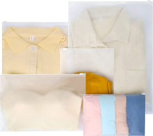 Bolsa para Camisetas a Medida, Resistente a la Humedad, de Plástico PP, con Logotipo Impreso, para Empaque de Prendas, Diseño Esmerilado - Product Image 6