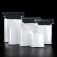 Sachet Doypack Mini Personnalisable Transparent en PE avec Fermeture Éclair, Auto-scellant et Recyclable pour l'Emballage Alimentaire