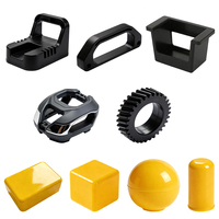 Pièces moulées par injection plastique industrielles pour poignée de machine, engrenage et couvercle de protection de sécurité