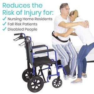 High Quality Padded Gait Belt Medical Assistance Strap Disabled Seniors Transfer Belts of Handles for Patients Standing - Product Image 5