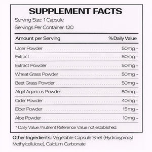 Capsules de Power Greens en marque privée, mélange de 9 superaliments, stimulant énergétique, logo personnalisé OEM, capsules de Power Greens - Product Image 2