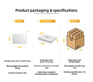 Tableau de dessin LED miroir : Effet abysse profond, tableau d'art lumineux avec marqueurs acryliques colorés pour le divertissement des enfants - Product Image 2