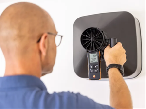 Nuevo y Original Testo 417kit 2 - Anemómetro de Paletas con Embudos de Medición y Enderezador de Flujo - Product Image 3