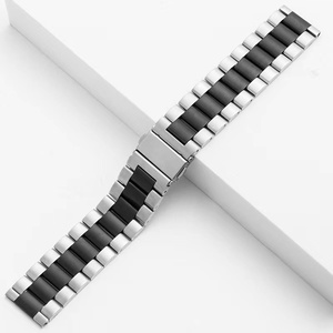 <span class=keywords><strong>Bracelet</strong></span> métallique en acier inoxydable pour Apple Watch Series 7 Band <span class=keywords><strong>22mm</strong></span> 20mm Strap pour Samsung Watch 5 4 3 - Product Image 5
