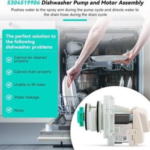 Pompe et moteur pour lave-vaisselle Westinghouse 5304519906 110-120 V, pompe de vidange électrique pour usage domestique - Product Image 5