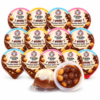 Échantillon Gratuit) Vente en Gros de Mini-Cups de Biscuits Croustillants au Chocolat, Personnalisables, pour Desserts et Snacks au Cacao
