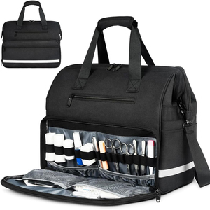 Bolsa Médica Impermeable de Gran Capacidad al por Mayor, Bolsa de Primeros Auxilios Clínica Portátil <span class=keywords><strong>para</strong></span> el Hogar con Muchos Bolsillos <span class=keywords><strong>para</strong></span> el Cuidado de <span class=keywords><strong>la</strong></span> Salud y Enfermería - Product Image 1