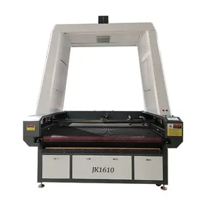 Co2 Laser Gesneden Textiel Cd Camera Laser Cutter Automatische Voeding Lasersnijmachine Voor Stof Voor Leer Voor Doek