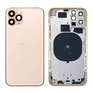Cover Posteriore per Apple iPhone 11 Pro in Lega di Alluminio Oro Rosa, Parte di Ricambio - Product Image 1