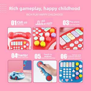 Jouet Téléphone Bilingue en Bois pour Enfants, Téléphone Fixe Éducatif, Piano Musical, Éducation Précoce pour Bébé, Histoire Apaisante - Product Image 2