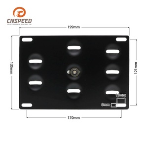 Marco para matrícula CNSPEED de 205 mm, tipo gancho de aleación de aluminio para BMW E135 - Product Image 4