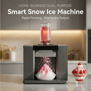 Machine à glace pilée <span class=keywords><strong>électrique</strong></span> commerciale Bingsu 60KG/24H, avec contrôle tactile, boîtier ABS+PP, style coréen - Product Image 5