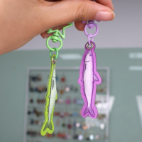 Promotionnel personnalisé 3D bosse broderie porte-clés Double face tissé tissu de broderie porte-clés pour la décoration de sac