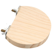 Plateforme de jeu pour perruche, accessoire de cage à oiseaux, rampe fixe en bois, plateforme de saut pour oiseaux et hamsters Wl365