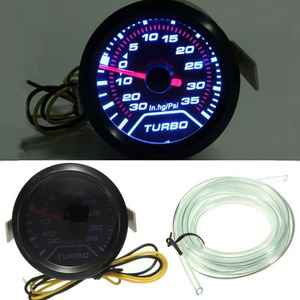 Jauge de turbocompresseur 52 mm avec affichage LED, modification automobile, manomètre de suralimentation turbo en Hg/Psi - Product Image 5