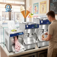 HN QDMECH Machine à Glace Dure Multifonctionnelle Haute Productivité pour Gelato, Sorbet, Yaourt Glacé et Granita