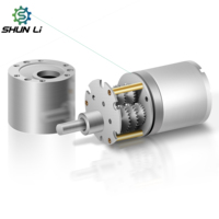 Moteur à engrenages CC miniature à faible bruit et couple élevé 5 Nm 37 mm 12 V 24 V CW/CCW avec encodeur